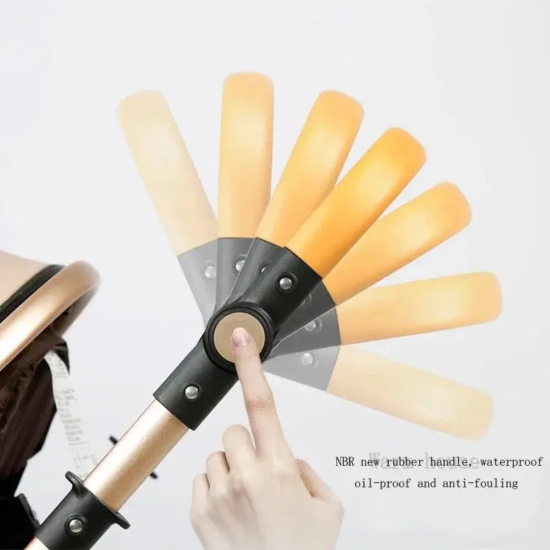 a person is holding a fan with a light on it