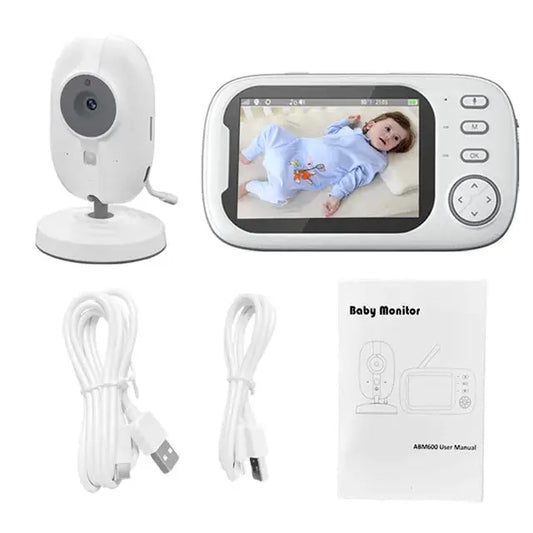 a baby monitor with a charger and a charger