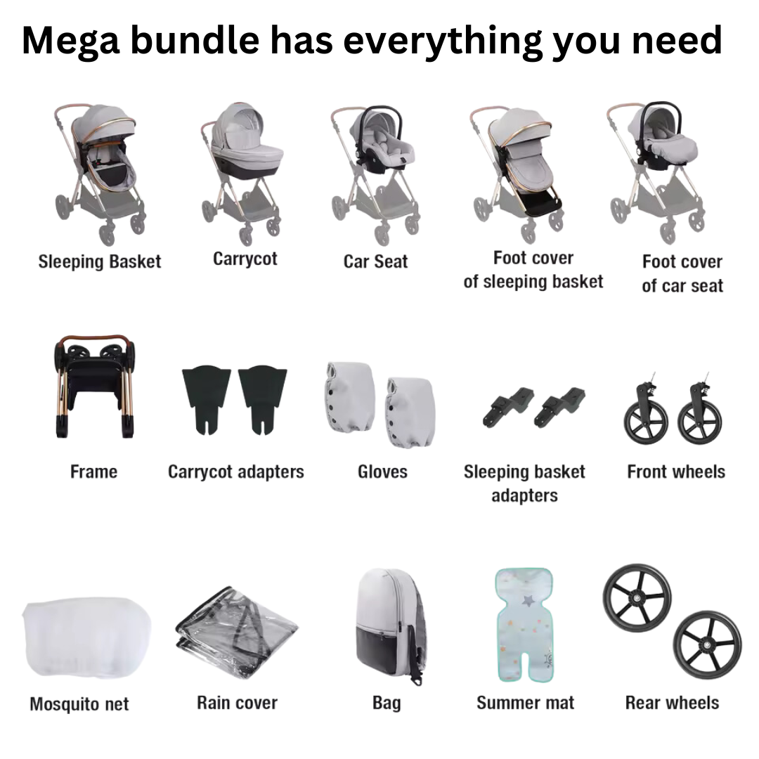 Baby Pod All In One Travel Mega Bundle