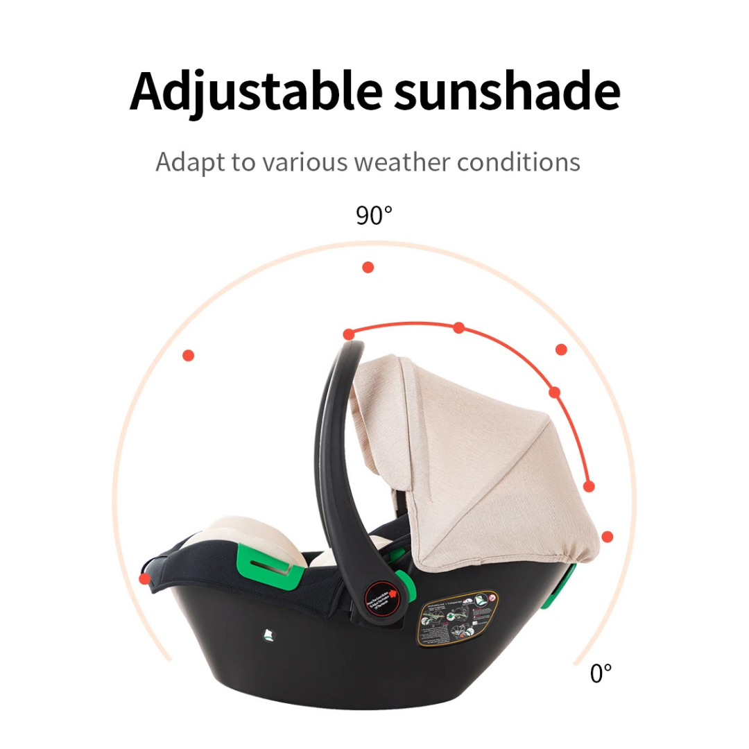 Luxury Travel System and Free HD Baby Monitor Safe Start Bundle