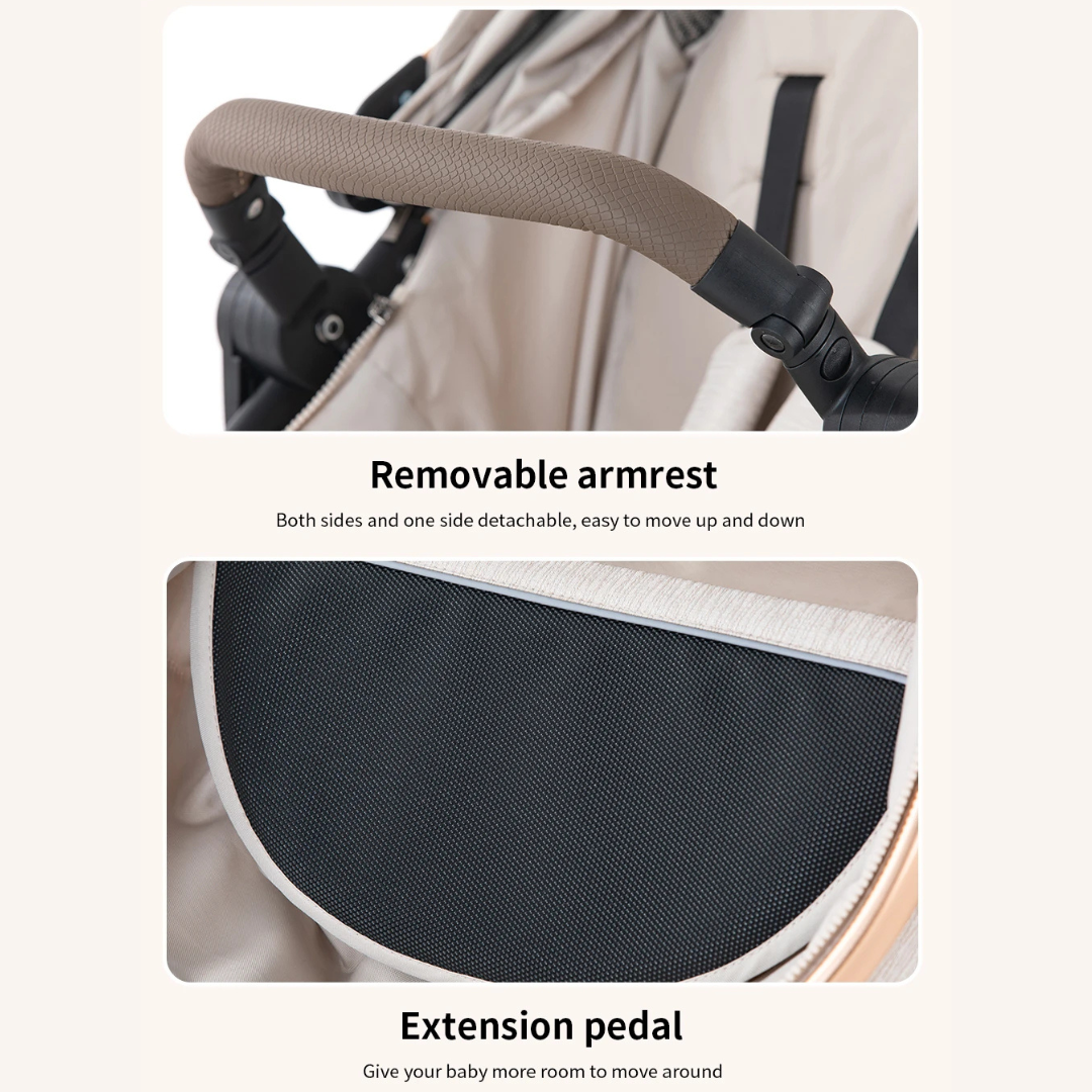 Luxury Travel System and Free HD Baby Monitor Safe Start Bundle