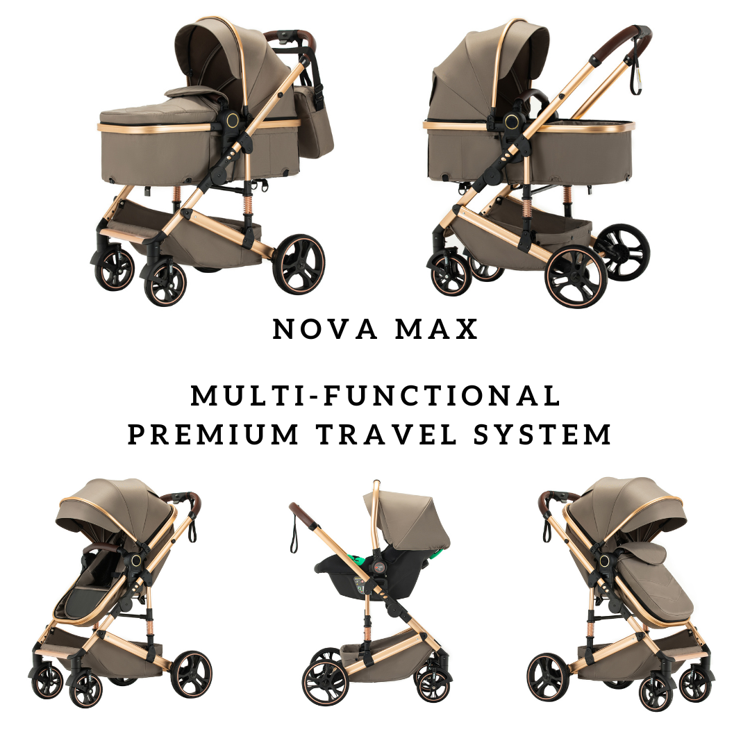 Nova Max Premium Travel System + FREE Baby Monitor