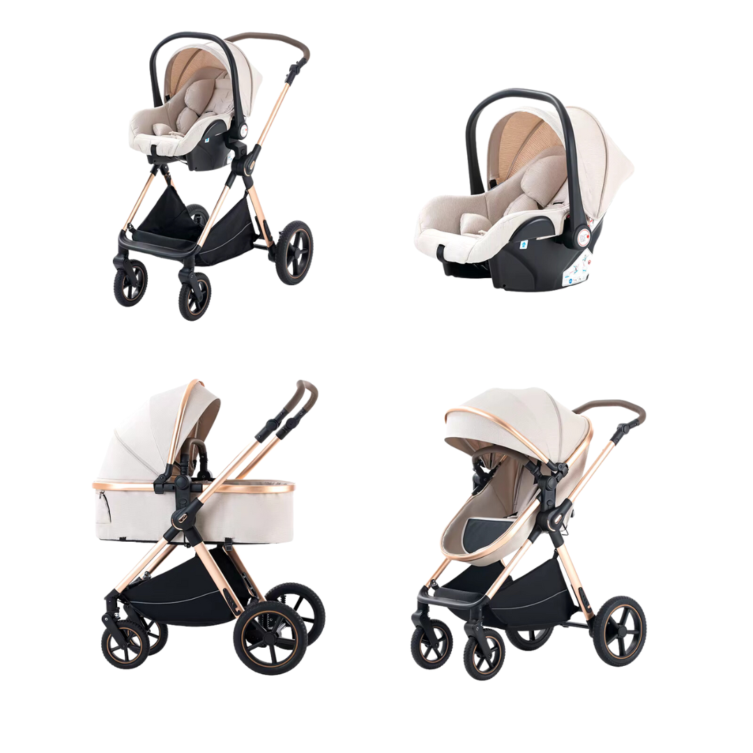 Luxury Travel System and Free HD Baby Monitor Safe Start Bundle