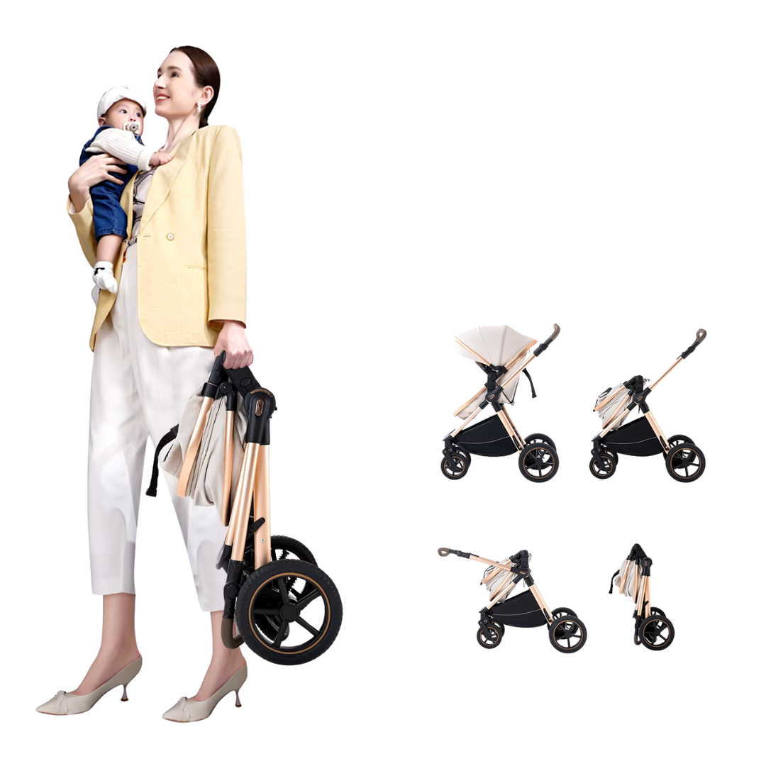 Luxury Travel System and Free HD Baby Monitor Safe Start Bundle