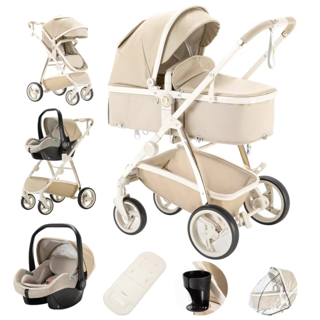 Baby About Leather 3 in 1 Travel System Luxury and Comfort BabyAbout