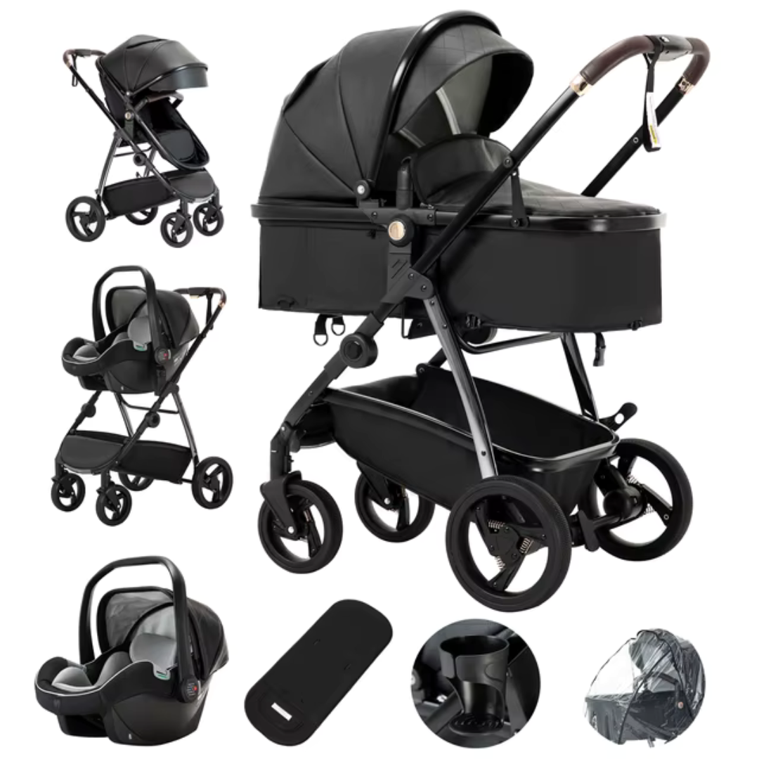 Leather 3 in 1 Travel System