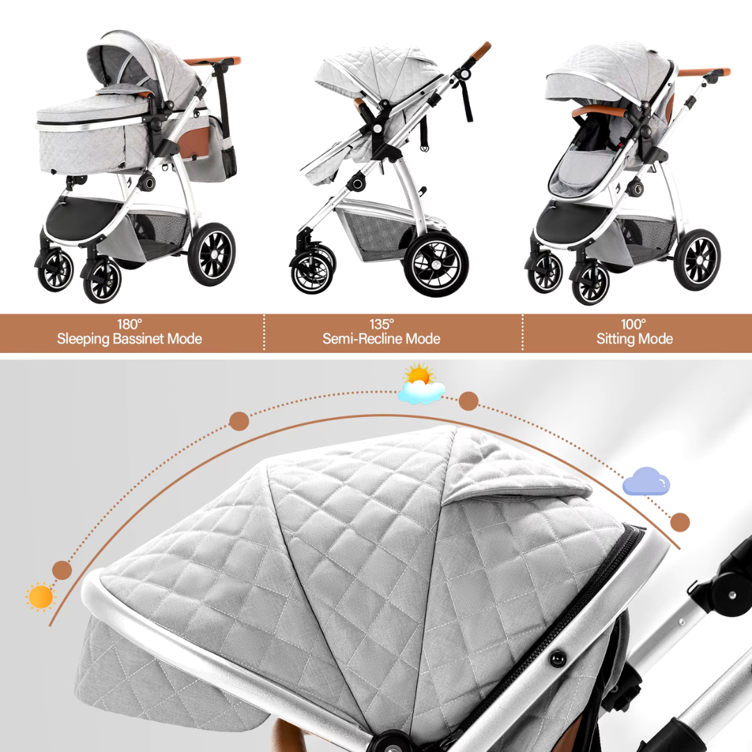 Luxury All-in-One Pushchair Set