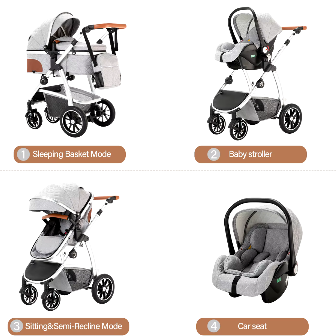 3 in 1 prams with car seat clearance
