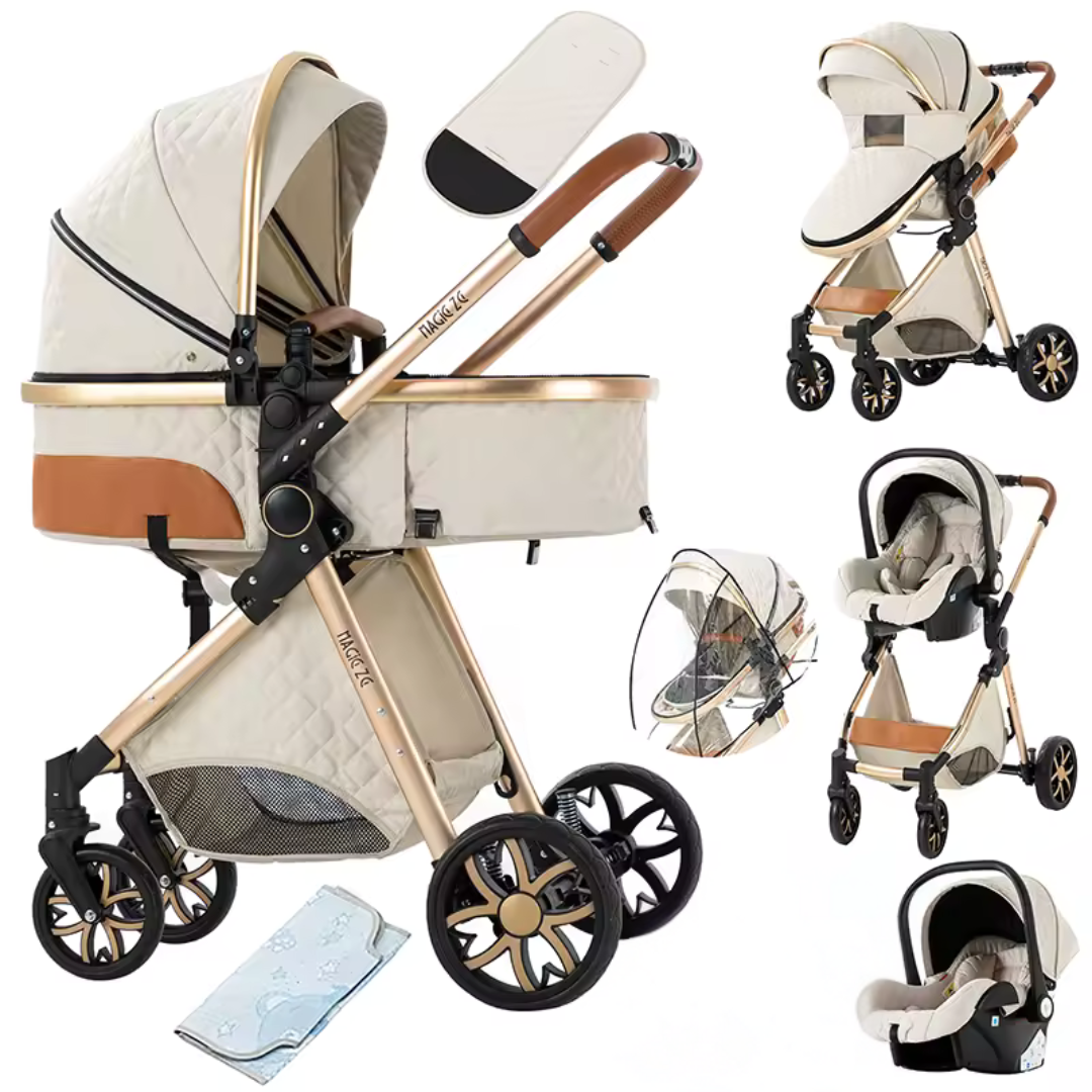 Luxurious 3 In 1 Pushchair Bundle