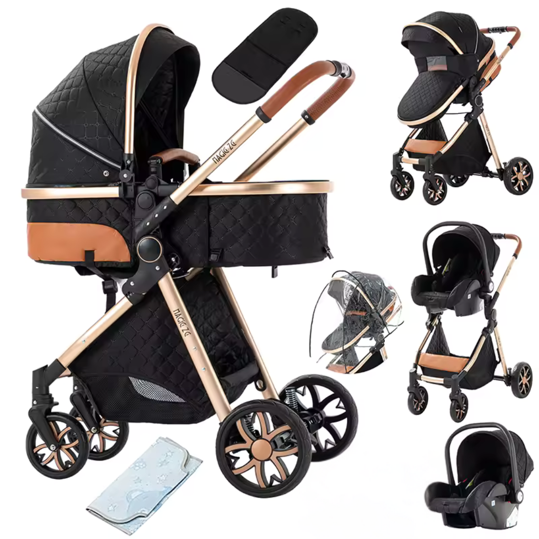 Luxurious 3 In 1 Pushchair Bundle