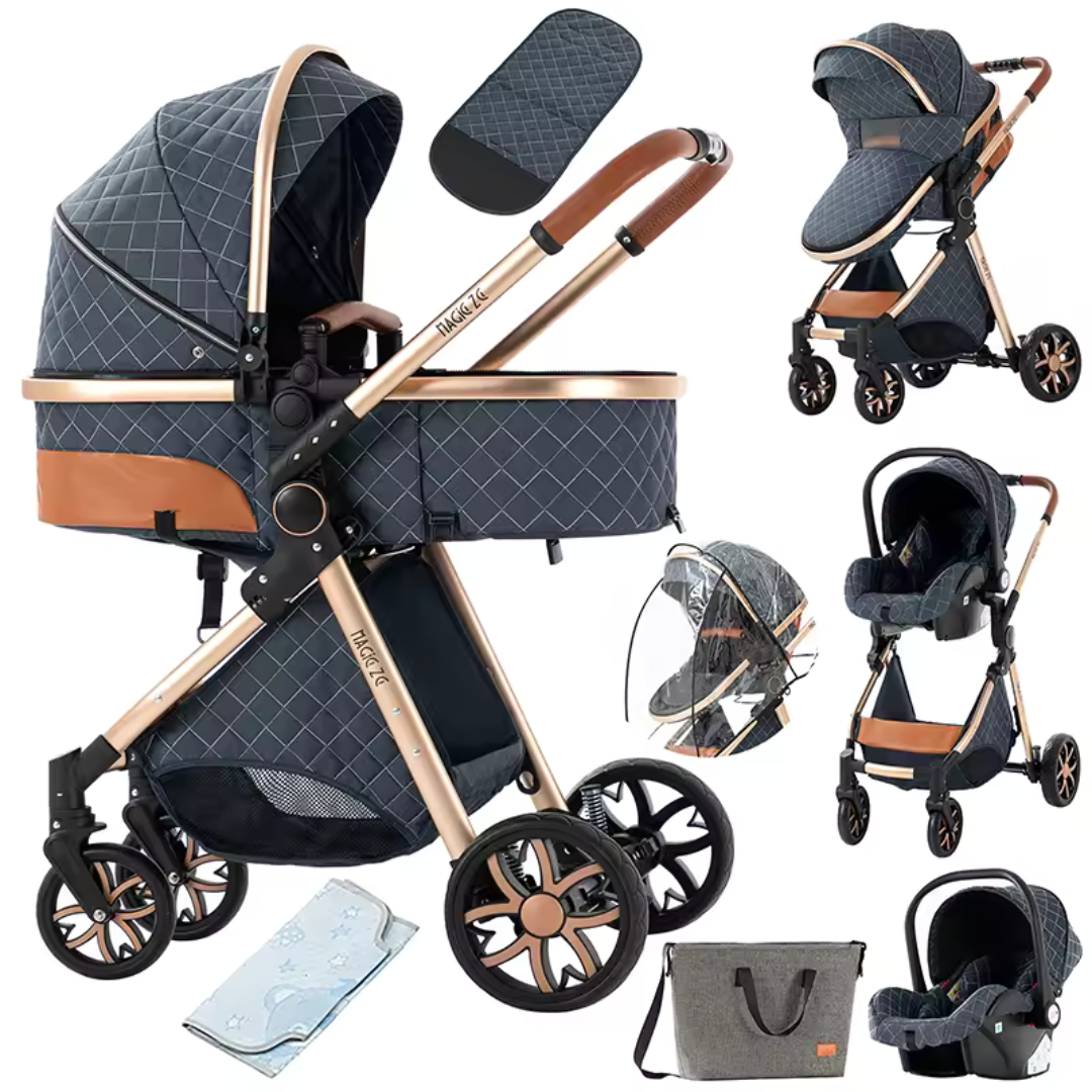 Luxurious 3 In 1 Pushchair Bundle