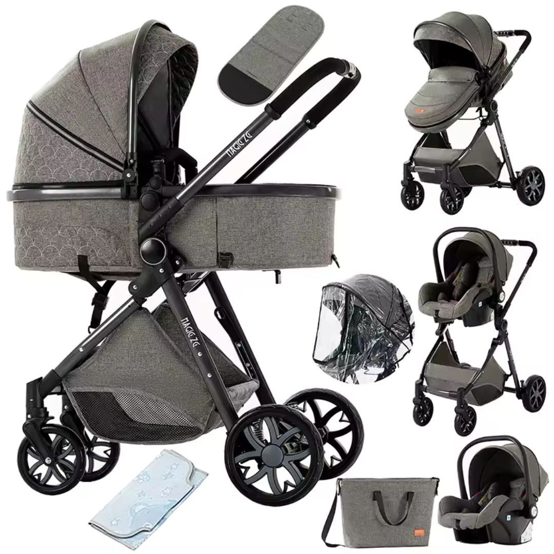 Luxurious 3 In 1 Pushchair Bundle