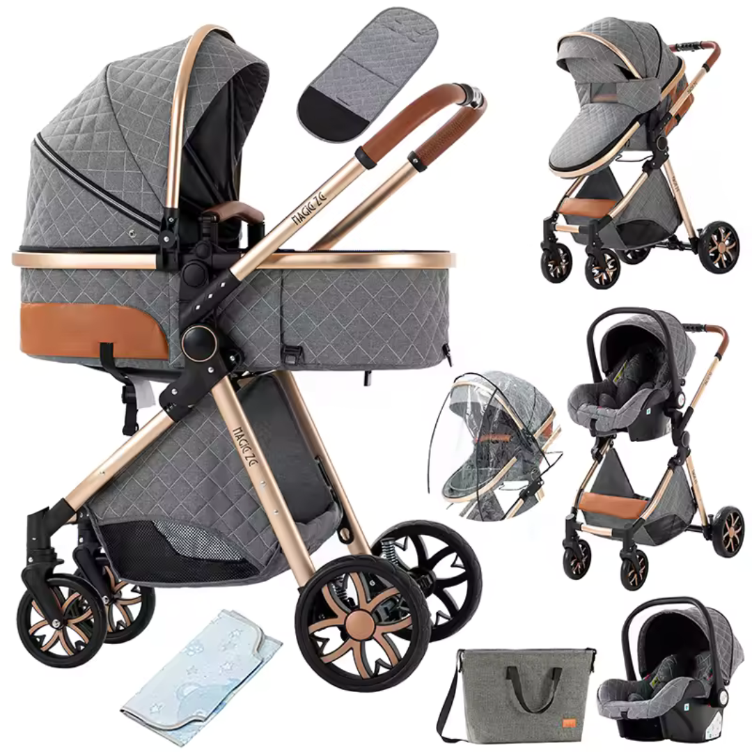 Luxurious 3 In 1 Pushchair Bundle