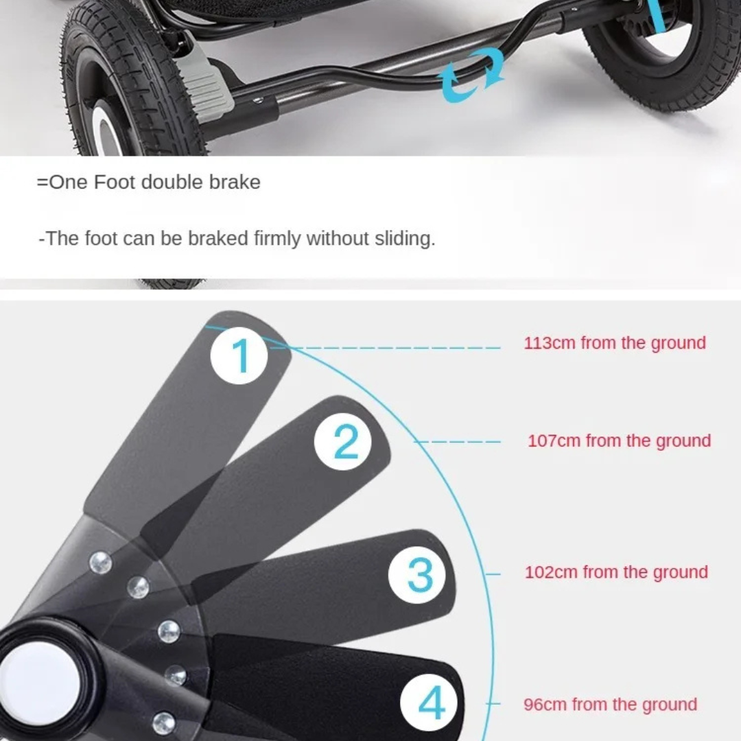 All-Terrain Pushchair Set and Free Baby Monitor Bundle