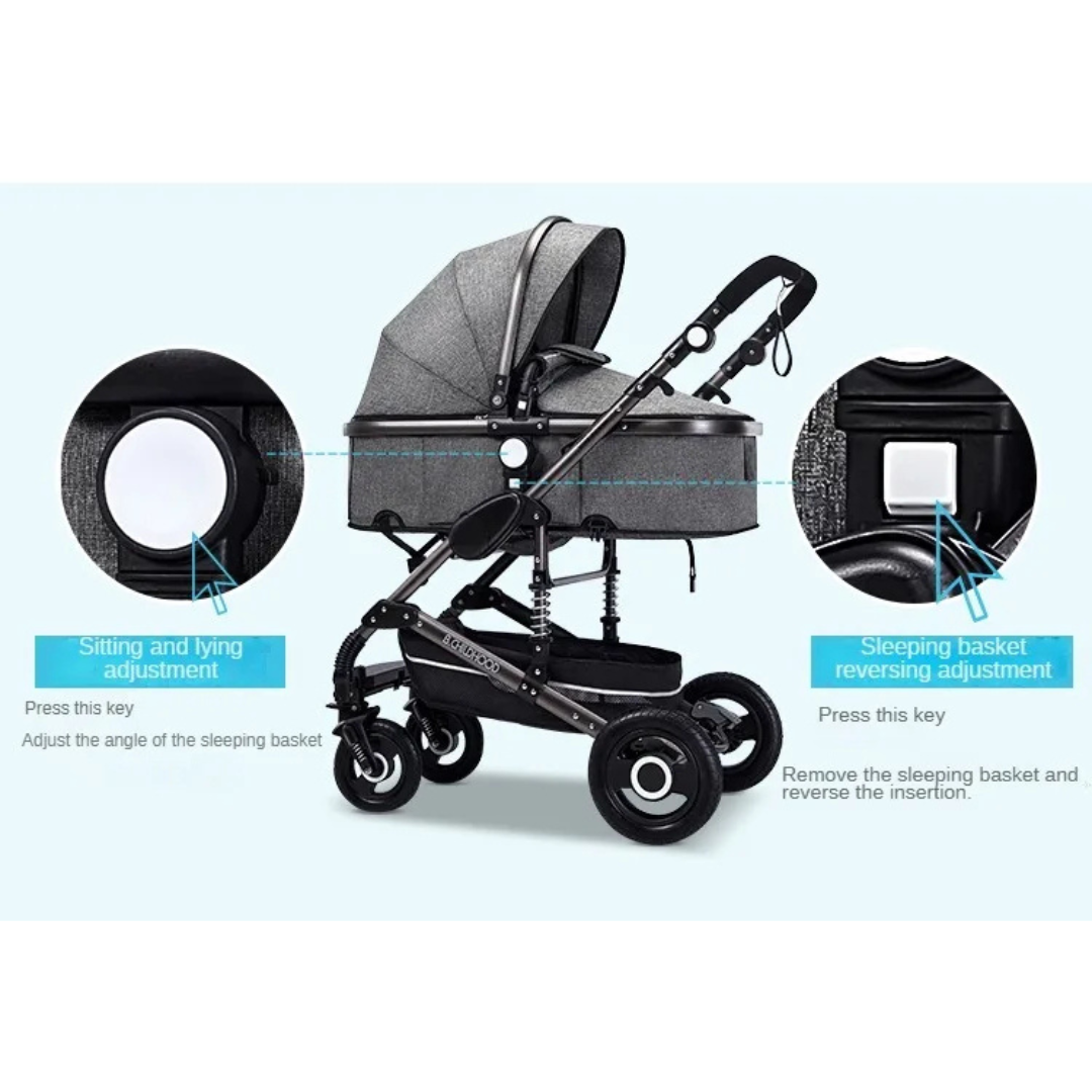 All-Terrain Pushchair Set and Free Baby Monitor Bundle