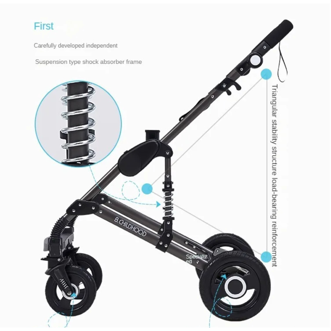 All-Terrain 3 in 1 Pushchair Set