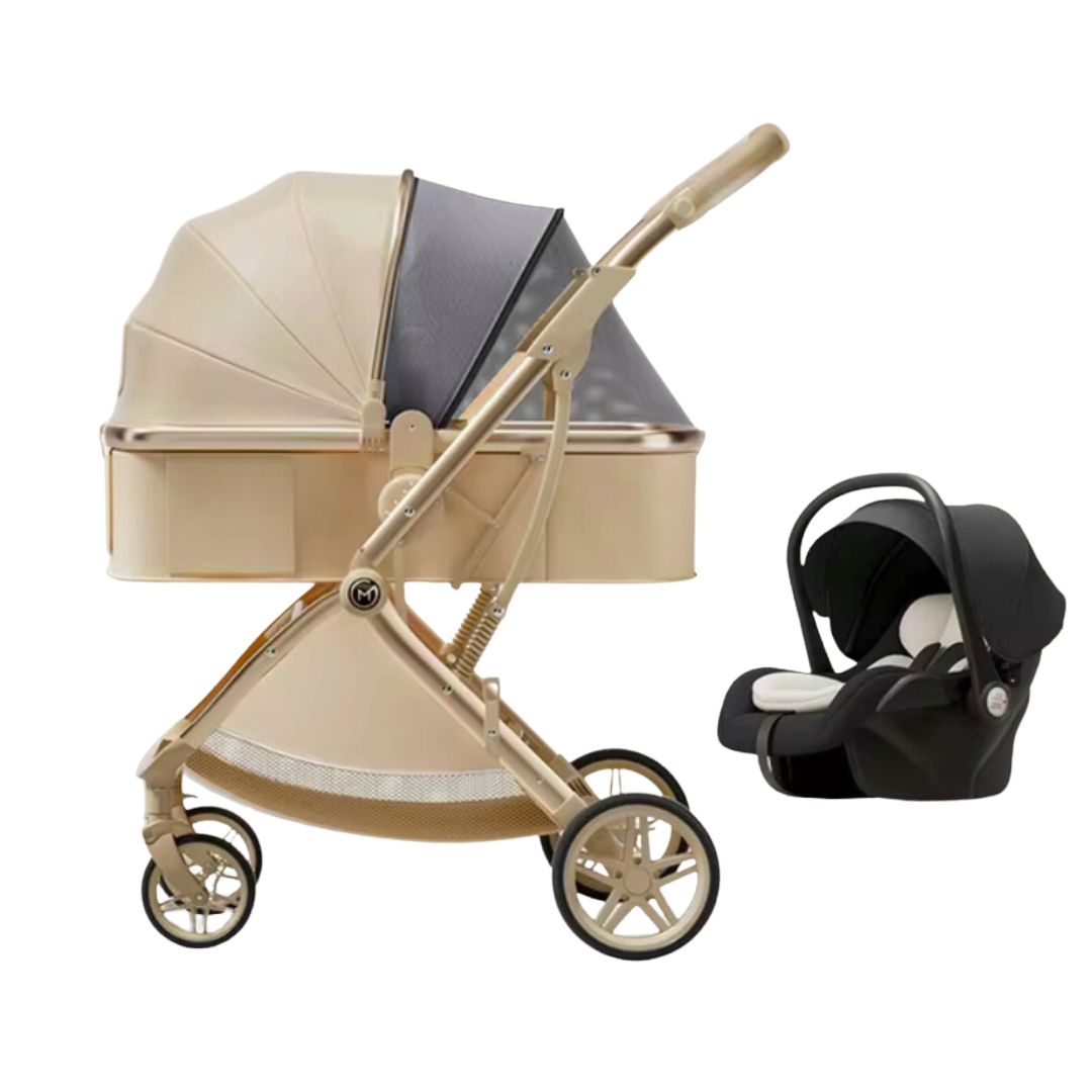 Canmeja 3 in 1 Pram and Car Seat Travel System