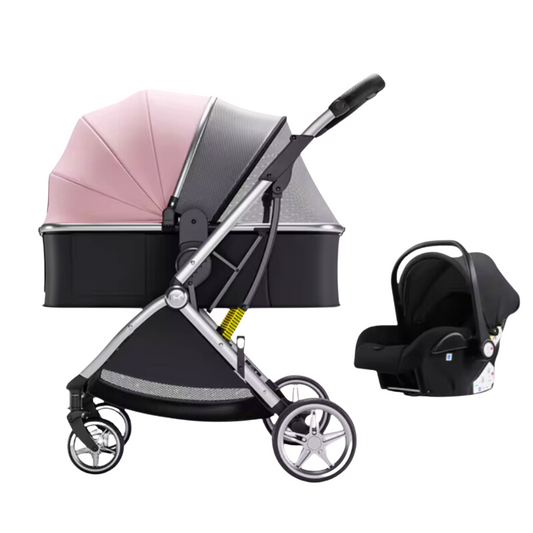 Canmeja 3 in 1 Pram and Car Seat Travel System