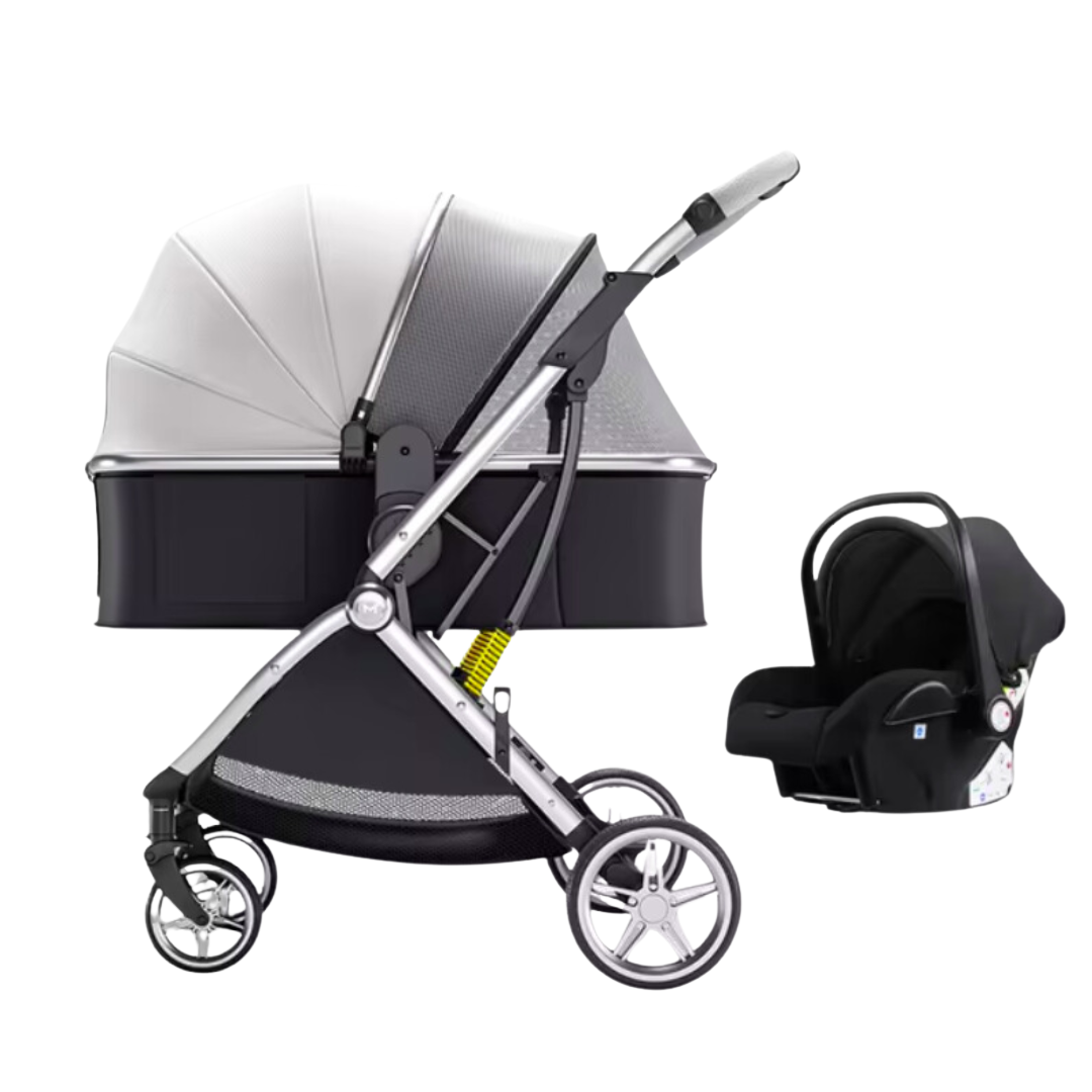 Canmeja 3 in 1 Pram and Car Seat Travel System
