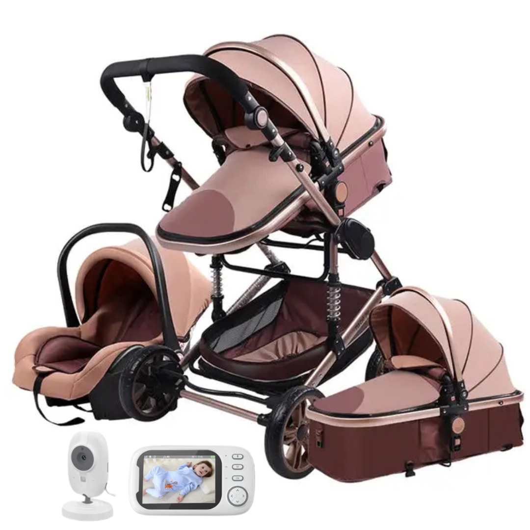 All-Terrain Pushchair Set and Free Baby Monitor Bundle