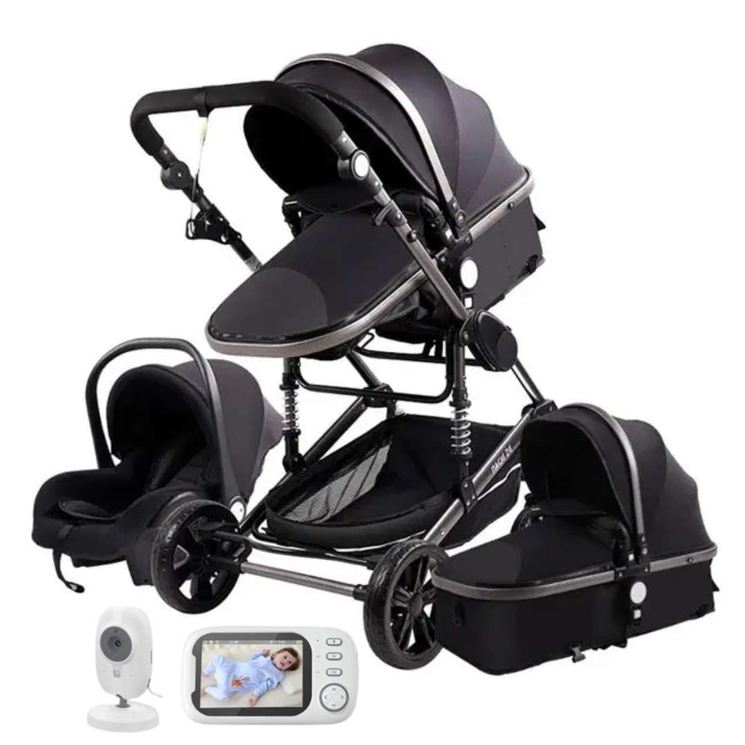 All-Terrain Pushchair Set and Free Baby Monitor Bundle