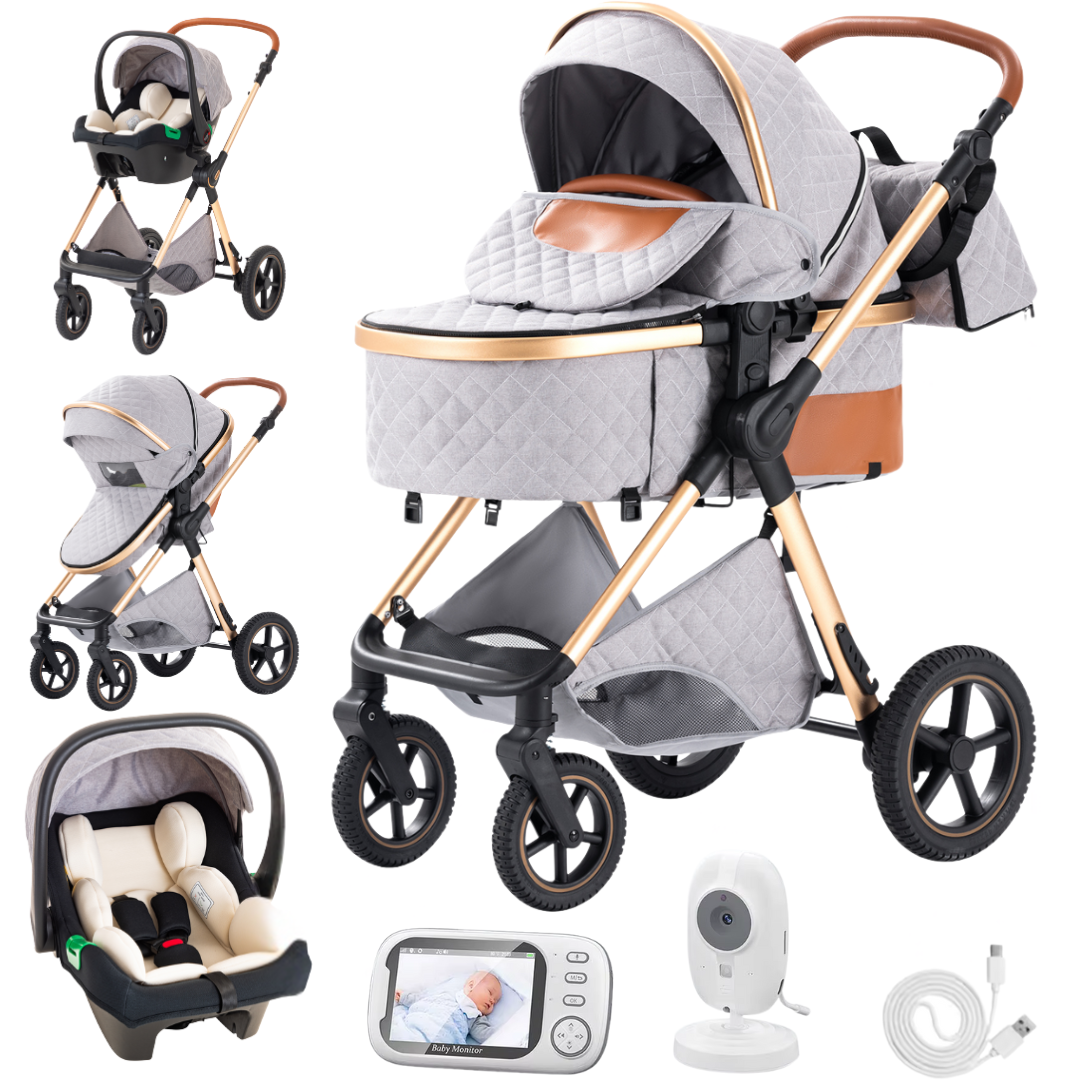 Smart Pushchair Set And Free Baby Monitor Bundle
