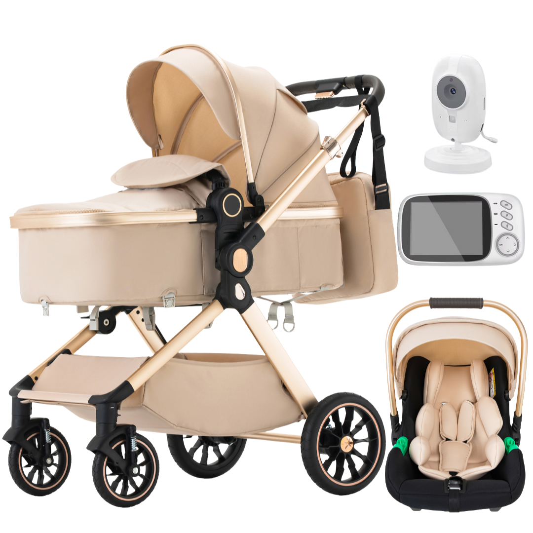 Luna Max Luxury Travel System + FREE Baby Monitor