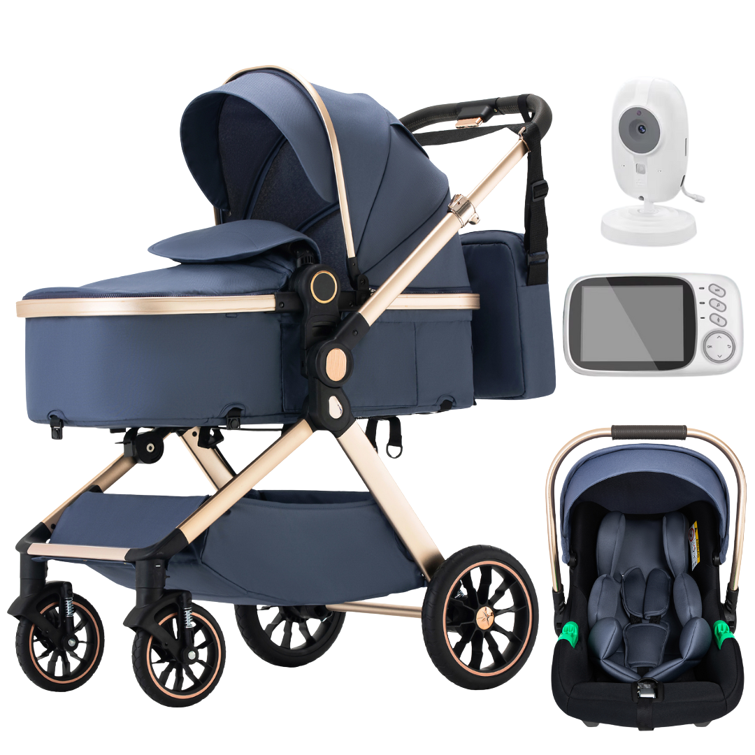 Luna Max Luxury Travel System + FREE Baby Monitor