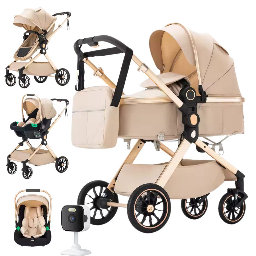 Luna Max Luxury Travel System + FREE Baby Monitor