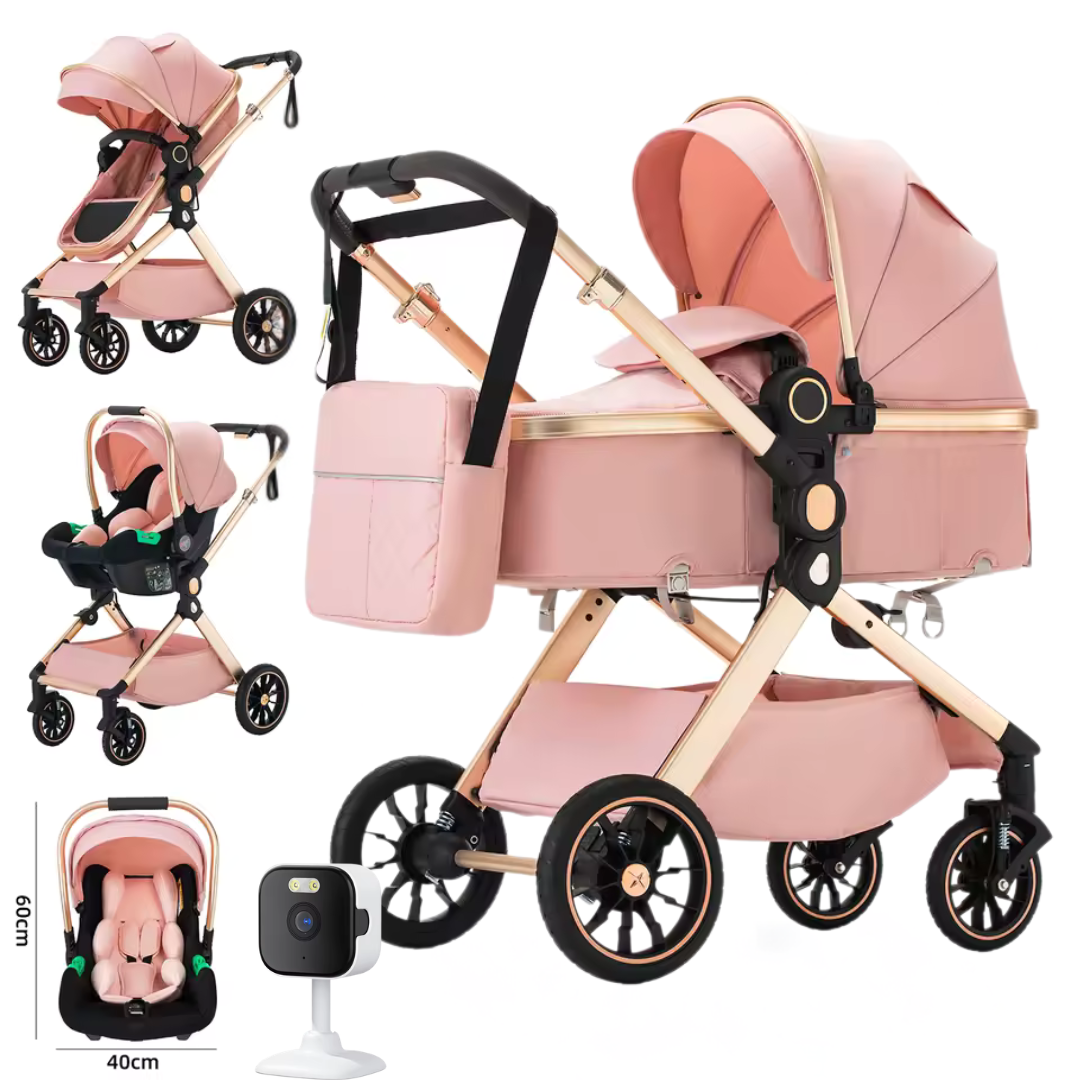 Luna Max Luxury Travel System + FREE Baby Monitor