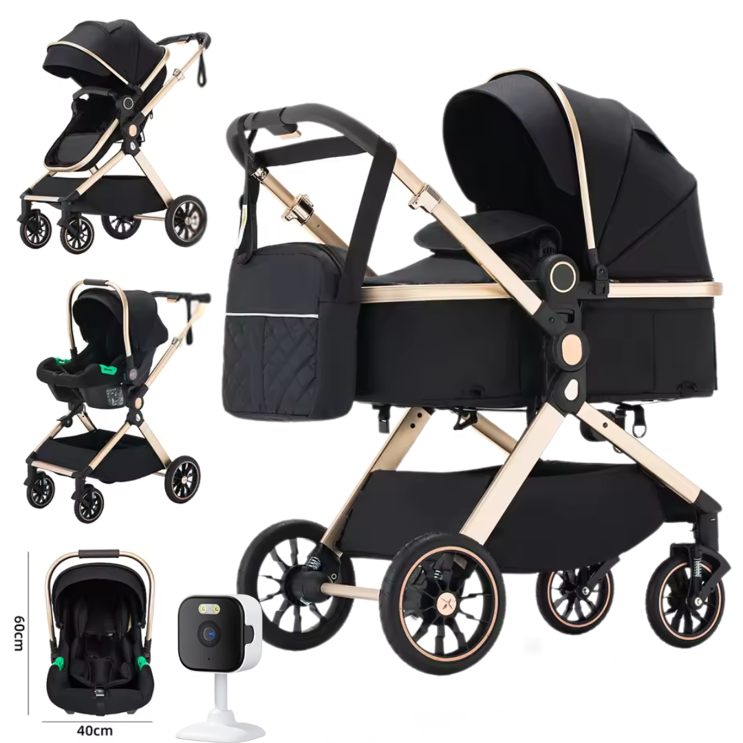 Luna Max Luxury Travel System + FREE Baby Monitor