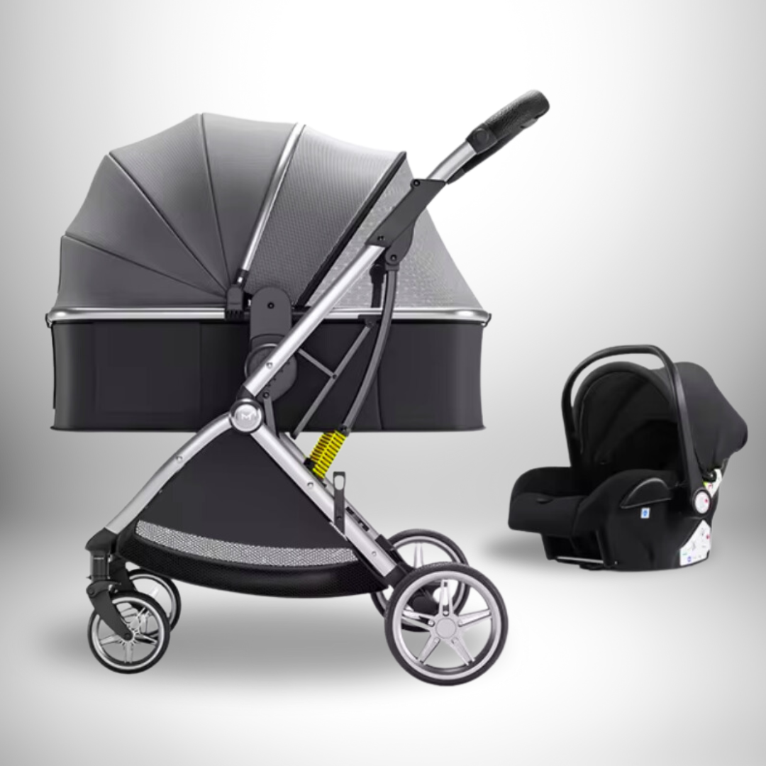 Canmeja 3 in 1 Pram and Car Seat Travel System