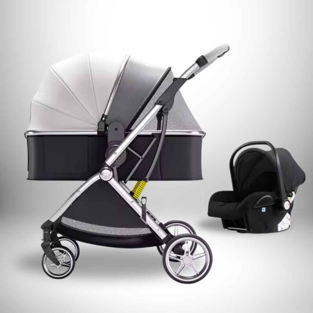 Canmeja 3 in 1 Pram and Car Seat Travel System