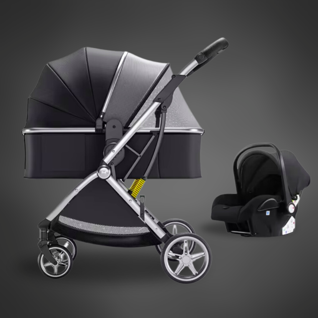 Canmeja 3 in 1 Pram and Car Seat Travel System