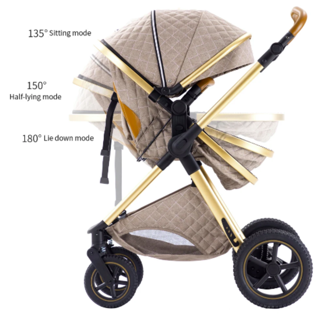 Luxurious 3 In 1 Pushchair Upgrade and Baby Monitor Bundle