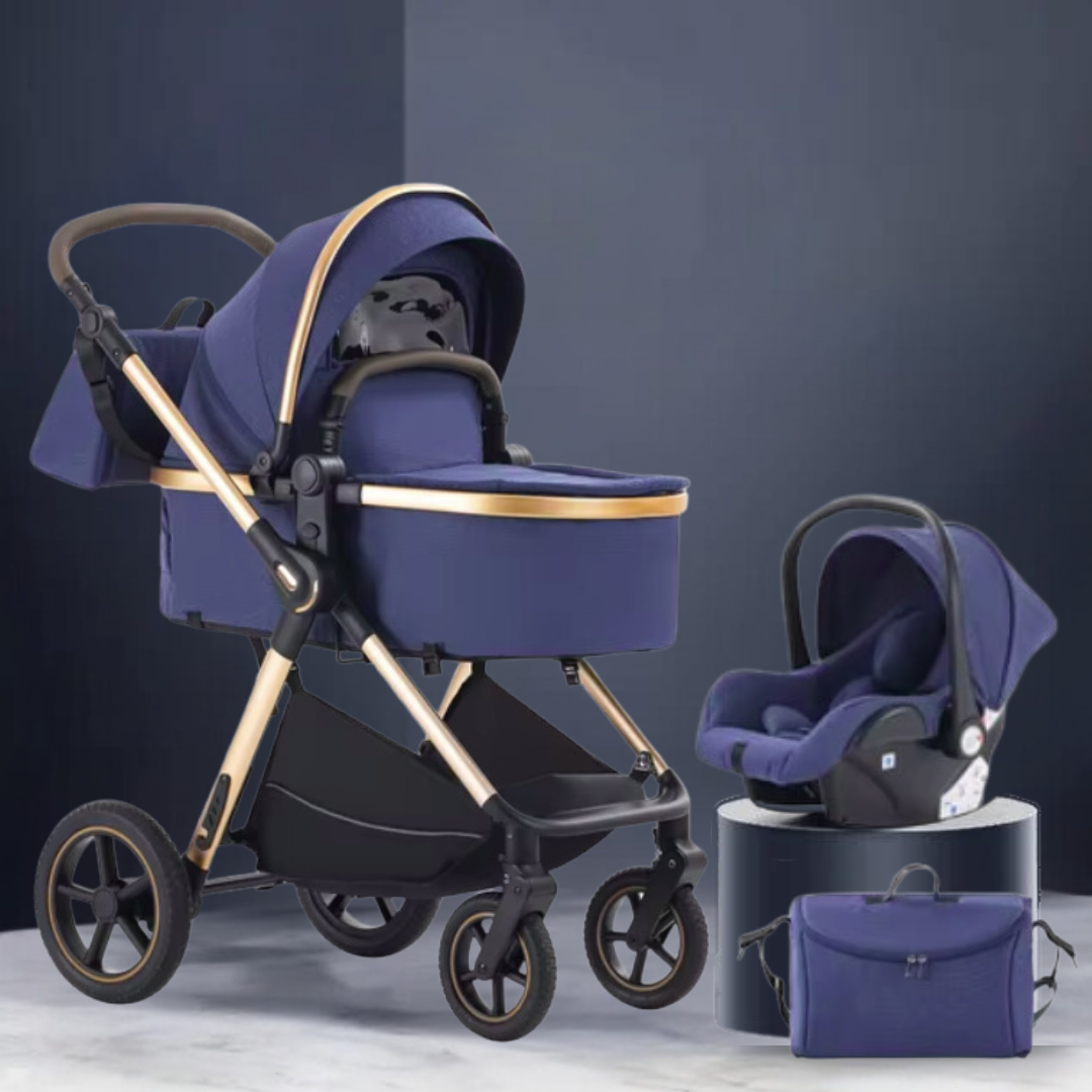 Luxury All in One Pushchair Set With Free Multi-Functional Changing Bag