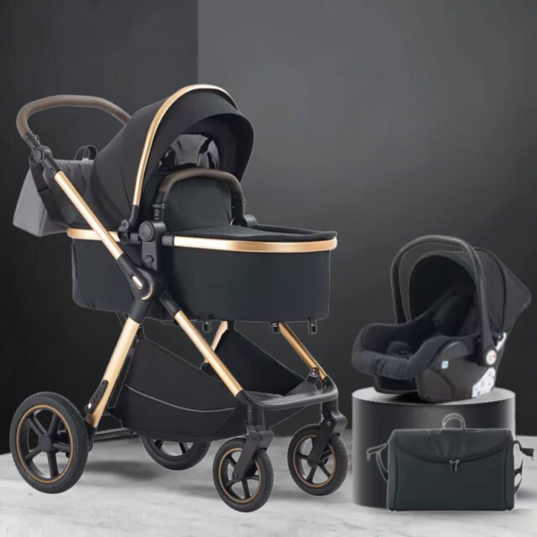 Luxury All in One Pushchair Set With Free Multi-Functional Changing Bag
