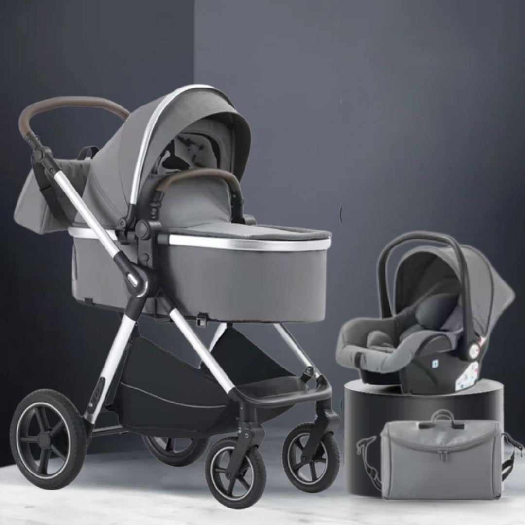 Luxury All in One Pushchair Set With Free Multi-Functional Changing Bag
