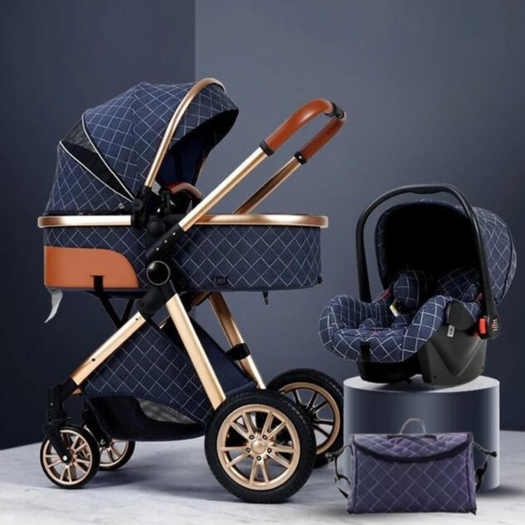 Luxurious 3 In 1 Pushchair Bundle