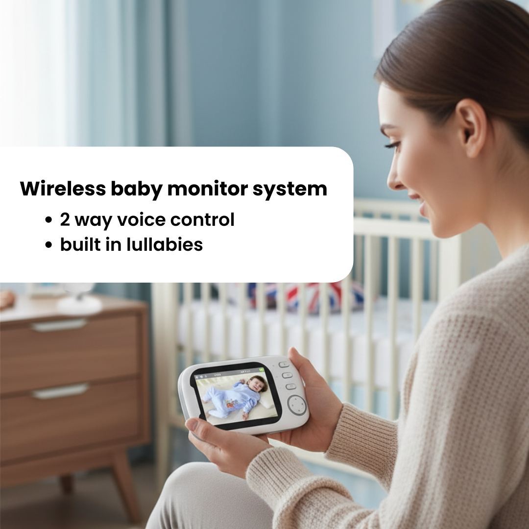 Luxury Travel System and Free Wireless Baby Monitor Bundle